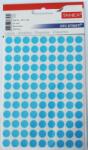 Tanex Etichete autoadezive color, D10 mm, 1080 buc/set, Tanex - albastru (TX-OFC-128-BL) - officeclass