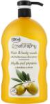 Naturaphy Șampon-gel de duș cu extract de ulei de măsline - Naturaphy Olive Oil Hair & Body Wash 1000 ml