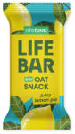 Lifefood Lifebar Oat Snack citromos BIO 40 g energiaszelet Ízesítés: citrom