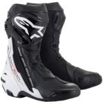 Alpinestars Supertech R motoros csizma fekete-fehér