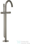 GROHE ATRIO PRIVATE szabadon álló kádtöltő csaptelep zuhanyszettel, alaptest nélkül, Brushed Hard Graphite 25229AL0 (25229AL0)
