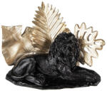 Clayre & Eef Figurina Leu polirasina neagra aurie 23x13x16 cm (6PR3817) Figurina