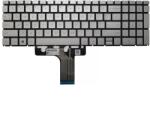 HP Tastatura pentru HP 17-cp0655ng argintie iluminata US Mentor Premium