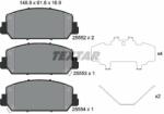 TEXTAR set placute frana, frana disc TEXTAR 2555201 (2555201)