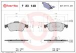 BREMBO set placute frana, frana disc BREMBO P 23 148 - automobilus