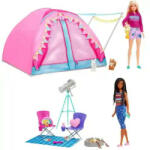 Mattel Mattel Barbie kempingezés babákkal és sátorral (HGC18) - morzsajatekbolt