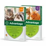 Elanco Advantage spot on 4kg alatti macskáknak és nyulaknak 4 x 0, 4ml