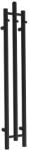 Lavita Calentador calorifer de baie decorativ 120x20.5 cm negru 5904194692193 (5904194692193)