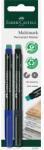 Faber-Castell Faber Castell Marker Multimark permanent F bl/sw 2x BK (156295) (156295)
