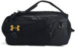 Under Armour Contain Duo MD, közepes hátizsákká alakítható sporttáska-Fekete. -arany UA1381919-001