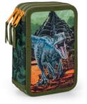 KARTON P+P Premium Light Jurassic World háromrekeszes, emeletes tolltartó, felszerelés nélkül, dinoszauruszos