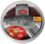 Fisherminator Mikro Pellet Box 300g+25ml - Piros bogyós gyümölcs (FM-780682)