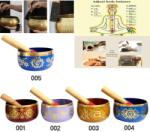  Bol Muzical Tibetan din Bronz 5 Metale Buddha obiect sonor 20x20x8 cm - cu bat pentru relaxare si echilibru interior 1 Buc Castron