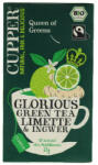 Cupper Bio Zöld Tea Lime & Gyömbér 20x