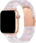 SmartWatcherz Műgyanta Apple Watch Szíj - Pink Kvarc - Rose Gold, 38, 40, 41mm (90151)