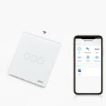 Tosyco Întrerupător triplu WIFI cu touch (tactil) din sticlă [CLONE] (TOS-C3G1WWIFI-L-W)
