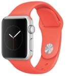 Mobile Tech Protection Curea Silicon Premium MTP Marime S pentru Apple Watch - Apricot, 44mm