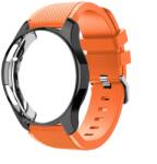 Mobile Tech Protection Curea Silicon Premium MTP Quick Release 22mm pentru Huawei Watch GT - Portocaliu