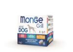 Monge Grill Dog Adult vegyes falatok - marha/tőkehal/csirke-pulyka 12 x 100 g