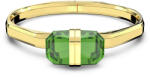 Swarovski Aranyozott tömör karkötő zöld kristályokkal Lucent 5633624 M (5, 6 x 4, 6 cm)
