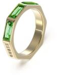 Guess Csodálatos gyűrű zöld cirkónium kővel JUBR03174JWYGEM52 54 mm