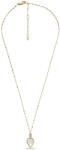 Fossil Finom aranyozott nyaklánc gyöngyházzal Teardrop JF04249710