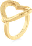 Calvin Klein Romantikus aranyozott gyűrű Heart 35000438 54 mm