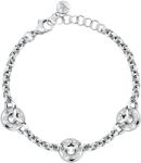 Morellato Elegáns acél karkötő kristályokkal Bagliori SAVO10
