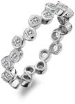 Hot Diamonds Luxus ezüst gyűrű topázzal és gyémánttal Willow DR208 54 mm