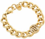 Liu Jo Jellegzetes aranyozott karkötő kristályokkal Brilliant LJ1623