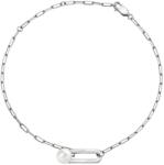 Hot Diamonds Elegáns ezüst karkötő gyémánttal és gyöngyházzal Linked DL652