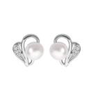 Brilio Silver Romantikus ezüst fülbevaló valódi gyöngyökkel SE05928A - vivantis