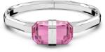 Swarovski Gyönyörű tömör karkötő rózsaszín kristályokkal Lucent 5633628 L (6 x 5 cm)