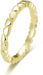 Beneto Aranyozott ezüst gyűrű szívvel AGG344-GOLD 54 mm