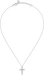 Morellato Modern ezüst nyaklánc kereszttel Medium Crosses Tesori SAIW117 - vivantis