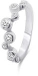 Brilio Silver Gyönyörű cirkóniumkövekkel kirakott ezüst gyűrű RI060W 50 mm