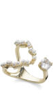 Oliver Weber Eredeti, aranyozott gyűrű Jasmine 41212G M (53 - 55 mm)
