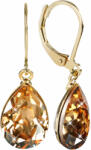 Levien Elegáns aranyozott fülbevalók kristályokkal Pear Golden Shadow - vivantis