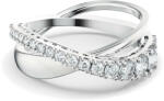 Swarovski Csillogó dupla gyűrű TWIST 5572716 52 mm