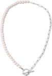 JwL Luxury Pearls Trendi acél nyaklánc valódi folyami gyöngyökkel JL0788