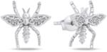Brilio Silver Stílusos ezüst fülbevaló Méhecske cirkónium kövekkel EA798W - vivantis