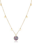 Viceroy Játékos aranyozott nyaklánc színes kristályokkal Elegant 13071C100-39 - vivantis