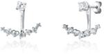 JVD Csillogó ezüst fülbevaló cirkónium kövekkel SVLE1872X75BI00 - vivantis