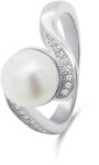Brilio Silver Bájos ezüst gyűrű igazi gyönggyel RI061W 56 mm