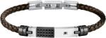 Morellato Stílusos férfi bőr karkötő Moody SQH57