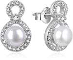 MOISS Gyönyörű ezüst fülbevaló gyöngyökkel és cirkónium kövekkel E0003120 - vivantis
