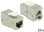 Delock Keystone Module RJ45 jack> LSA Cat. 6A STP kompakt 24 darab (86479)
