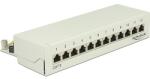 Delock Desktop Patch Panel 12 Port Cat. 6 szürke (87292)