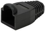 LogiLink Modular RJ45 Plug Cable Boot 6.5mm BLACK, 50pcs (MP0064)