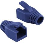 LogiLink Modular RJ45 Plug Cable Boot 8mm blue, 50pcs (MP0035B)